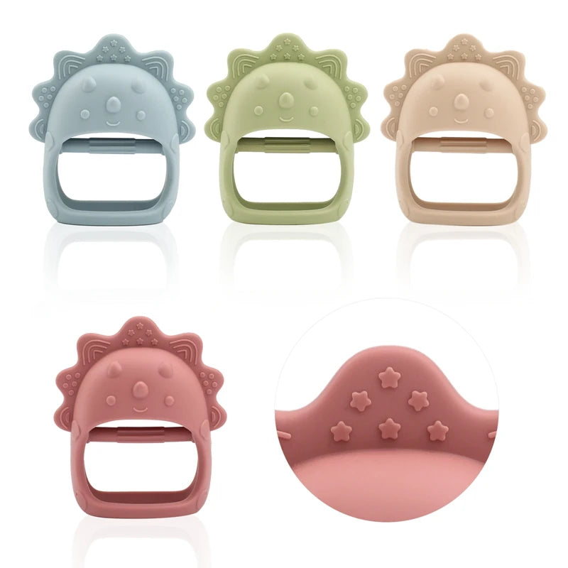 1 piece of baby silicone teether ring