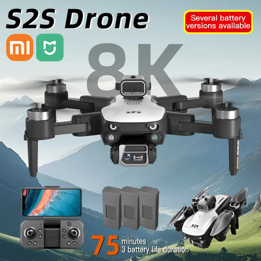 S2S 8K Dual Camera Drone – Professional Aerial Photography Quadcopter