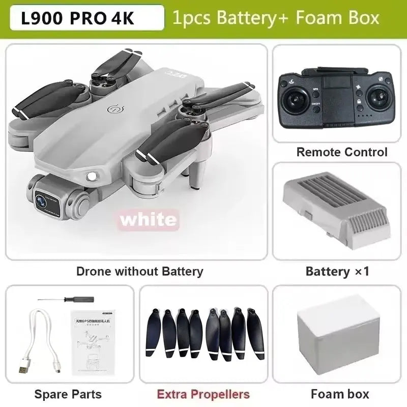 L900 Pro SE MAX 4K GPS Drone with Dual HD Camera & Obstacle Avoidance