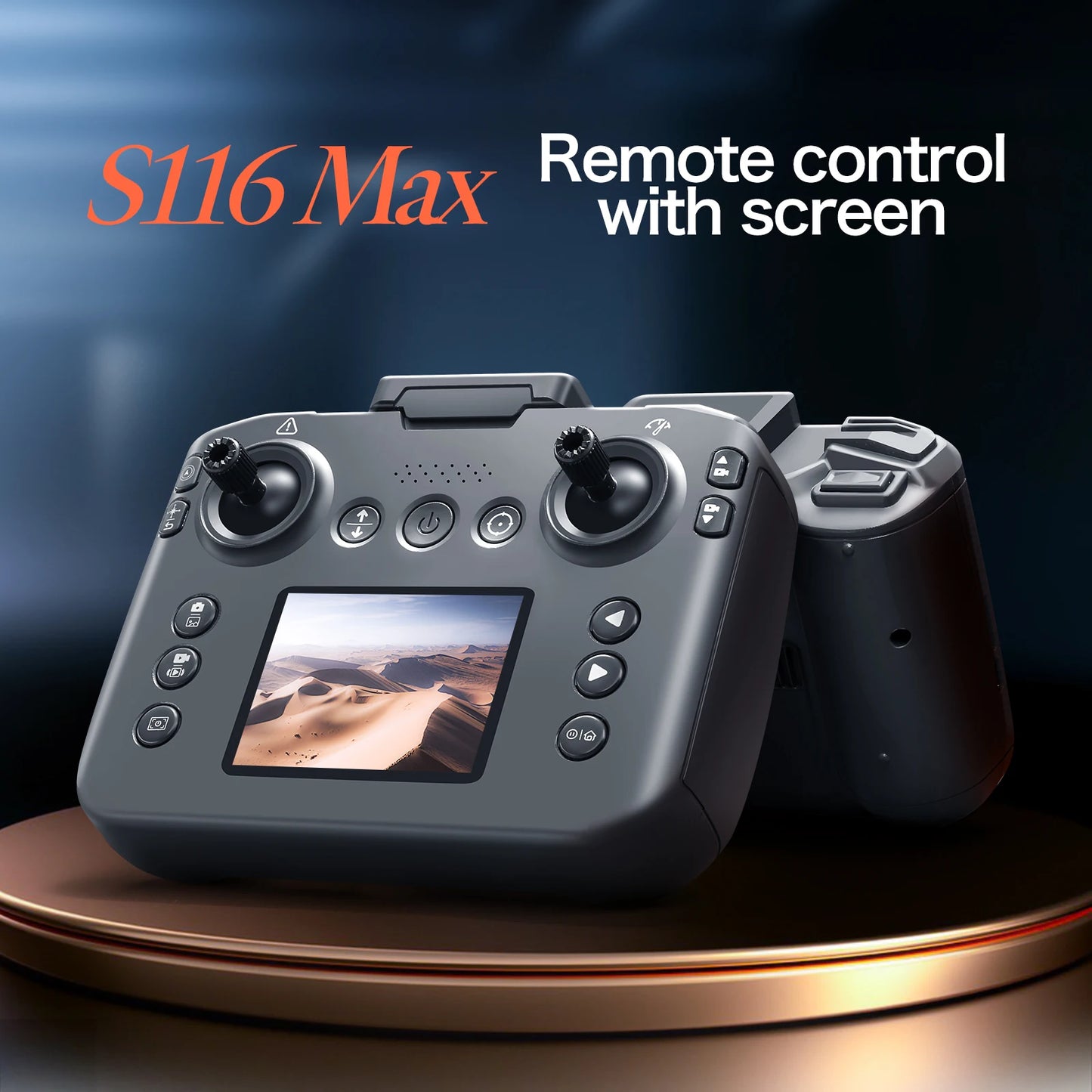 S116 MAX Drone 8K ESC HD Camera Brushless Motor Obstacle Avoidance Helicopter One Key Take off Optical Flow Quadcopters Toy Gift