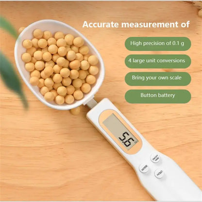 1pc Adjustable LCD Digital Measuring Spoon Food Weighing Spoon