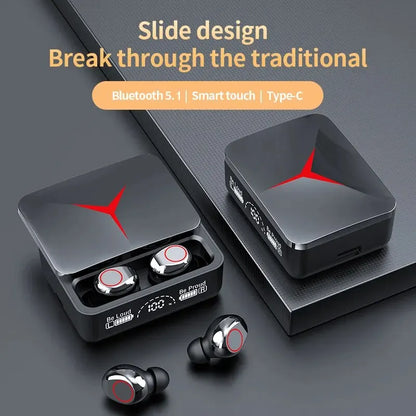 TWS M90 Wireless Gaming Earbuds - Bluetooth 5.3, Mic & Sport Ready