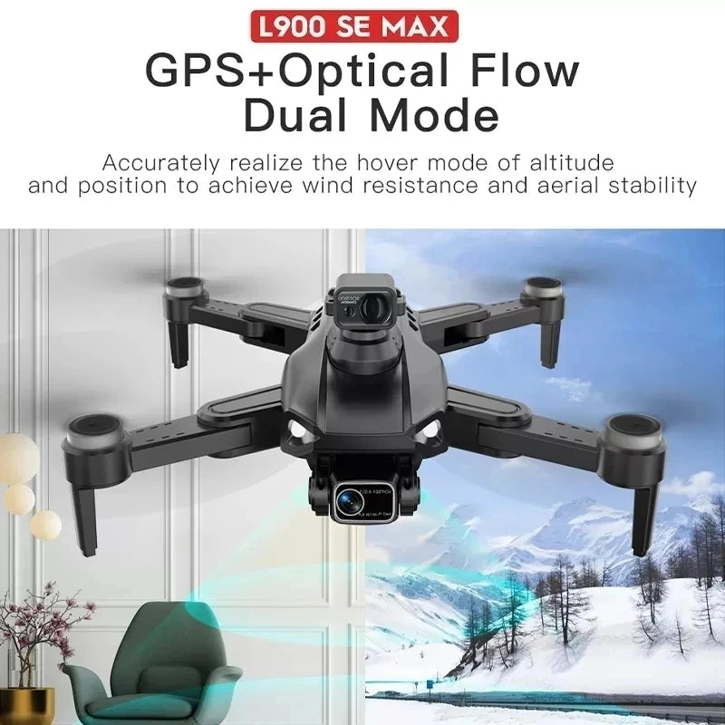 L900 Pro SE MAX 4K GPS Drone with Dual HD Camera & Obstacle Avoidance