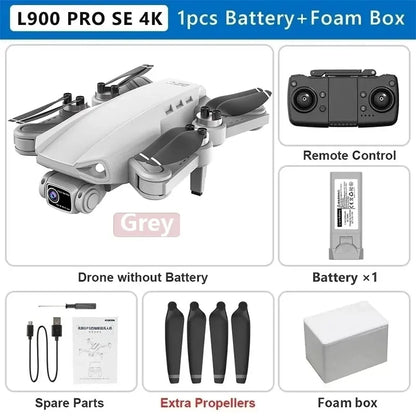 L900 Pro SE MAX 4K GPS Drone with Dual HD Camera & Obstacle Avoidance