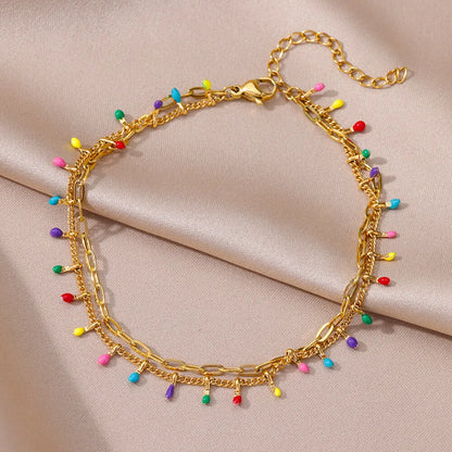 Boho Drops Anklets