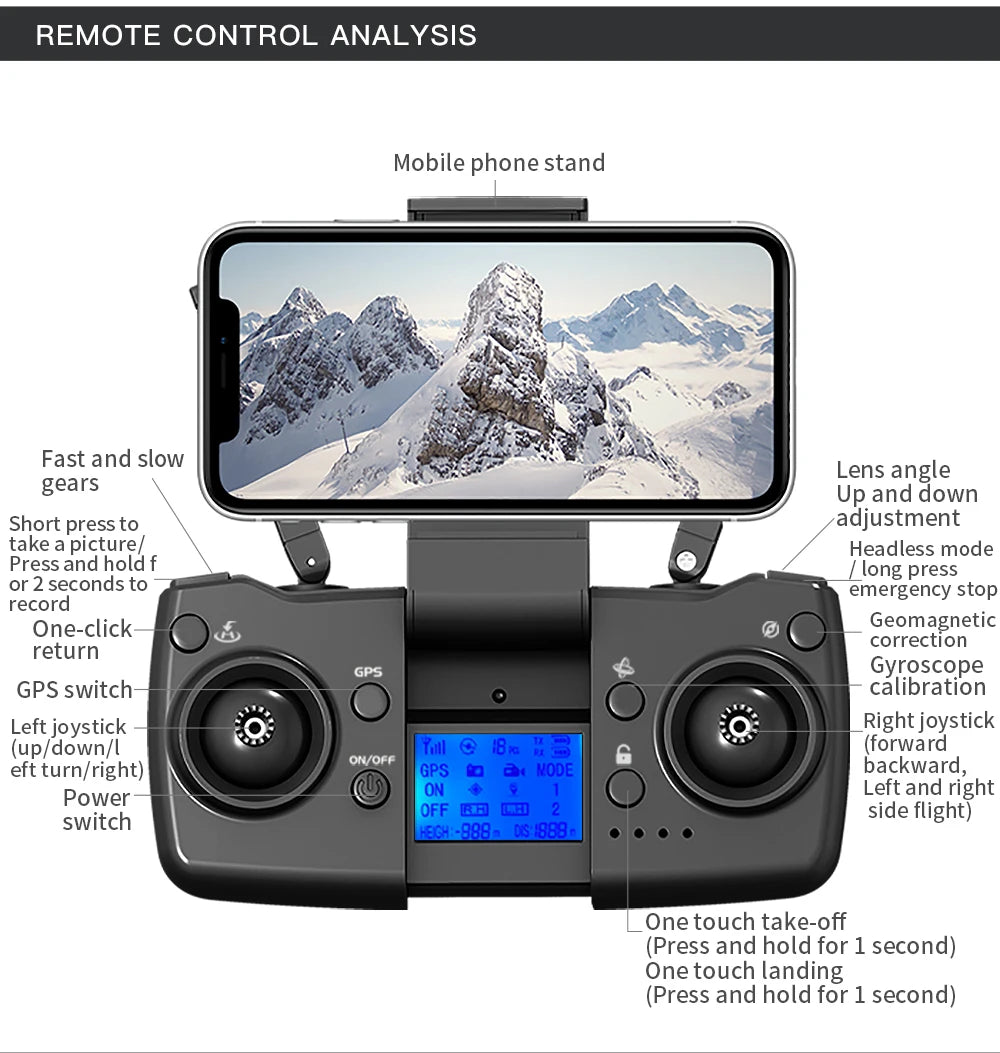 L900 Pro SE MAX 4K GPS Drone with Dual HD Camera & Obstacle Avoidance