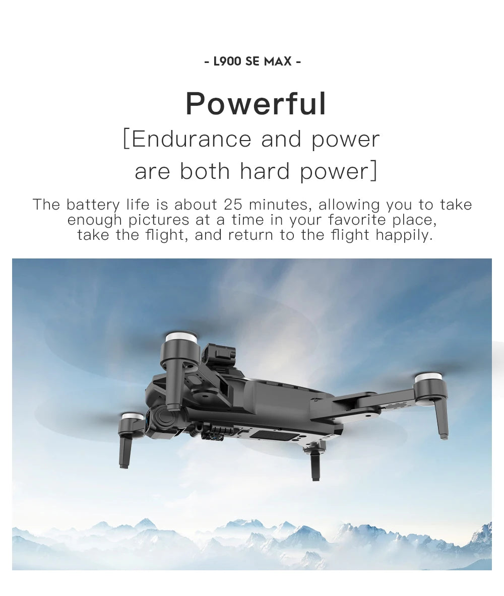 L900 Pro SE MAX 4K GPS Drone with Dual HD Camera & Obstacle Avoidance