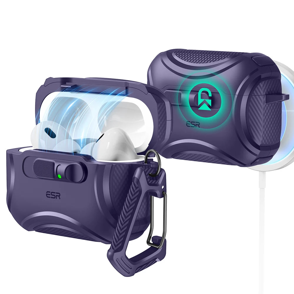 ESR pro 3 Case Compatible with 3rd Generation Earphones - Powerful Drop Protection Cover in Multiple Colors