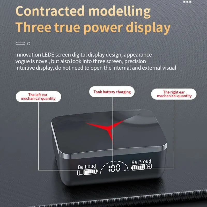 TWS M90 Wireless Gaming Earbuds - Bluetooth 5.3, Mic & Sport Ready