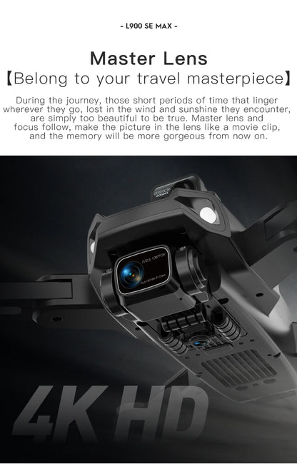L900 Pro SE MAX 4K GPS Drone with Dual HD Camera & Obstacle Avoidance