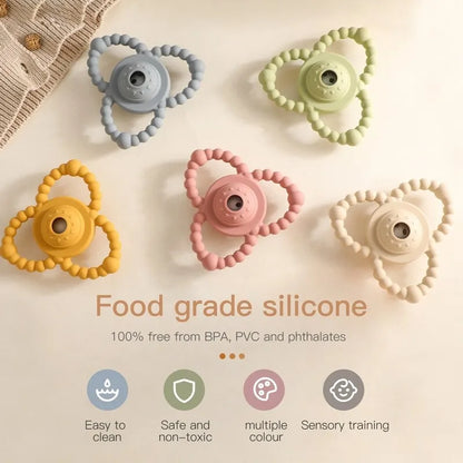 1 piece of baby silicone teether ring