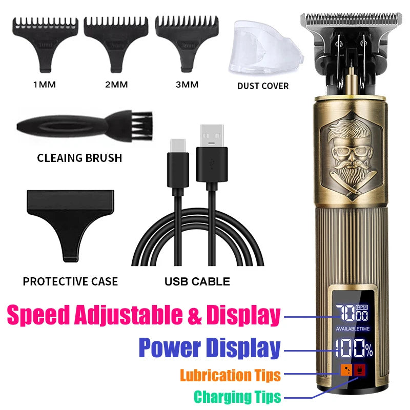 T9 Electric Hair Cutting Machine Hair Clipper Beard