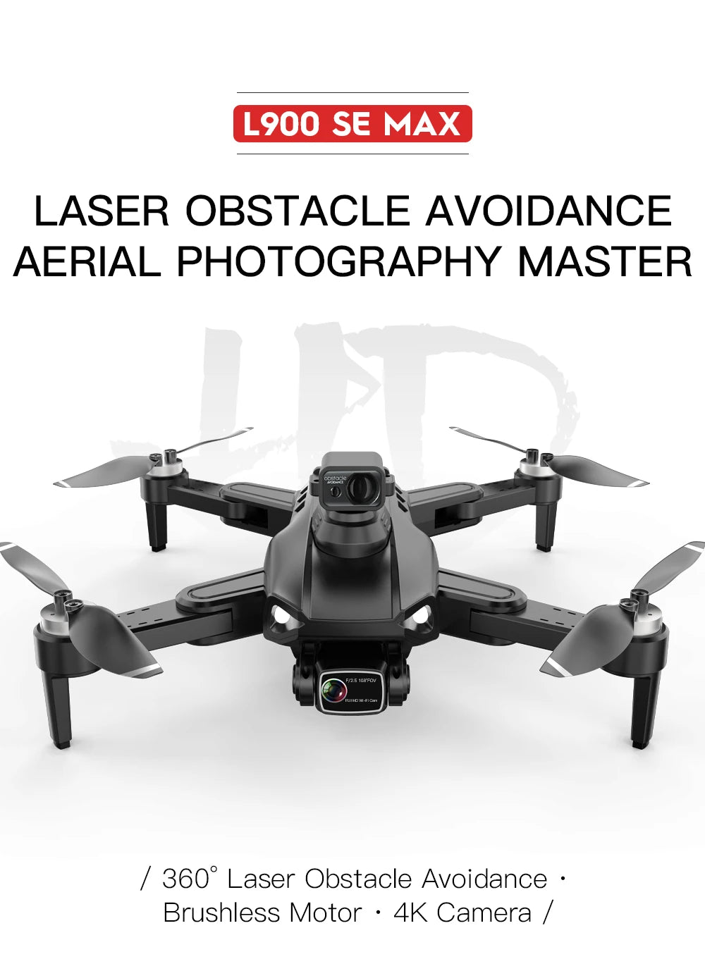 L900 Pro SE MAX 4K GPS Drone with Dual HD Camera & Obstacle Avoidance