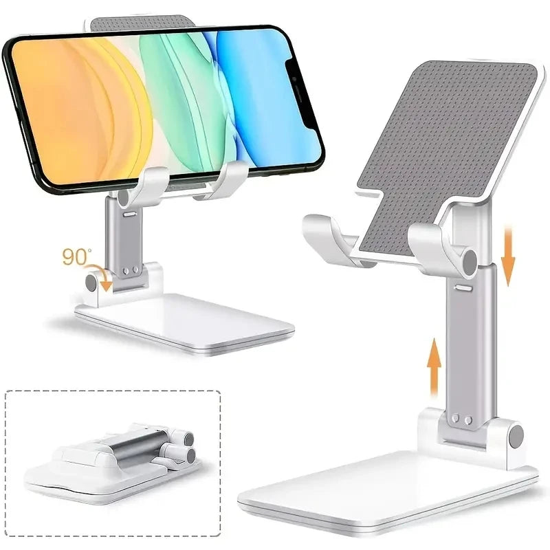 Adjustable Desk Mobile Phone Holder Stand for iPhone, iPad, and Xiaomi – Universal Tablet and Cell Phone Stand