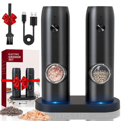 Automatic Pepper Grinder Salt And Pepper Grinder USB Rechargeable