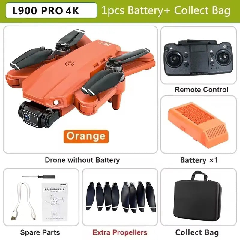 L900 Pro SE MAX 4K GPS Drone with Dual HD Camera & Obstacle Avoidance