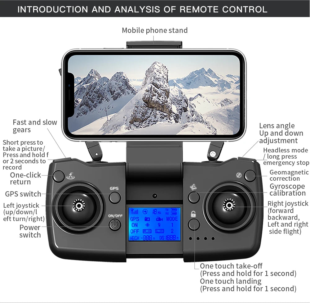L900 Pro SE MAX 4K GPS Drone with Dual HD Camera & Obstacle Avoidance