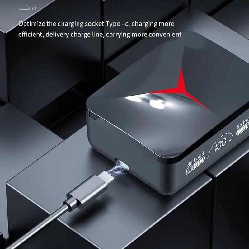 TWS M90 Wireless Gaming Earbuds - Bluetooth 5.3, Mic & Sport Ready