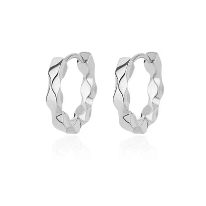 Gold-Plated Stainless Steel Boho Hoop Earrings – Vintage Gift for Her