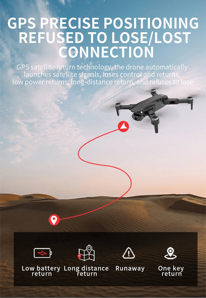 L900 Pro SE MAX 4K GPS Drone with Dual HD Camera & Obstacle Avoidance