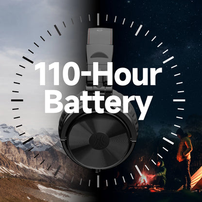 Wireless Headphones - 110H Playtime, Bluetooth 5.2 & Deep Bass