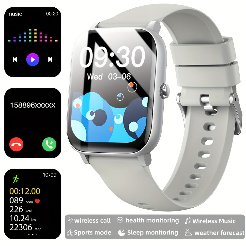 1.85" Smartwatch with Calling, Fitness Tracking & USB Charging