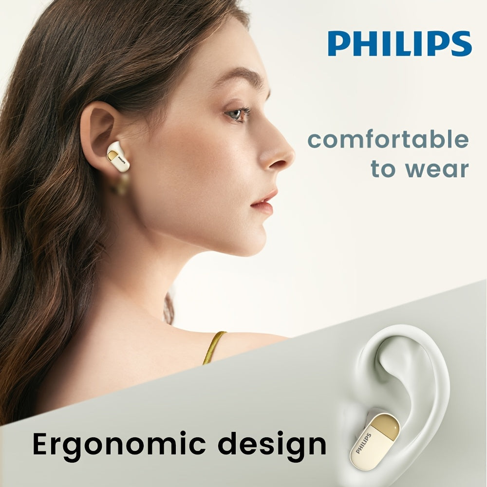 Philips Wireless Earbuds - Long Battery, Stable Fit, Mic & Charging Case