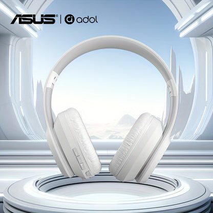 Asus Bean Headset with Microphone, Lightweight & Foldable, Immersive High-Quality Sound, 300mAh Battery for 20 Hours of Playtime, Perfect for Gaming & Callses