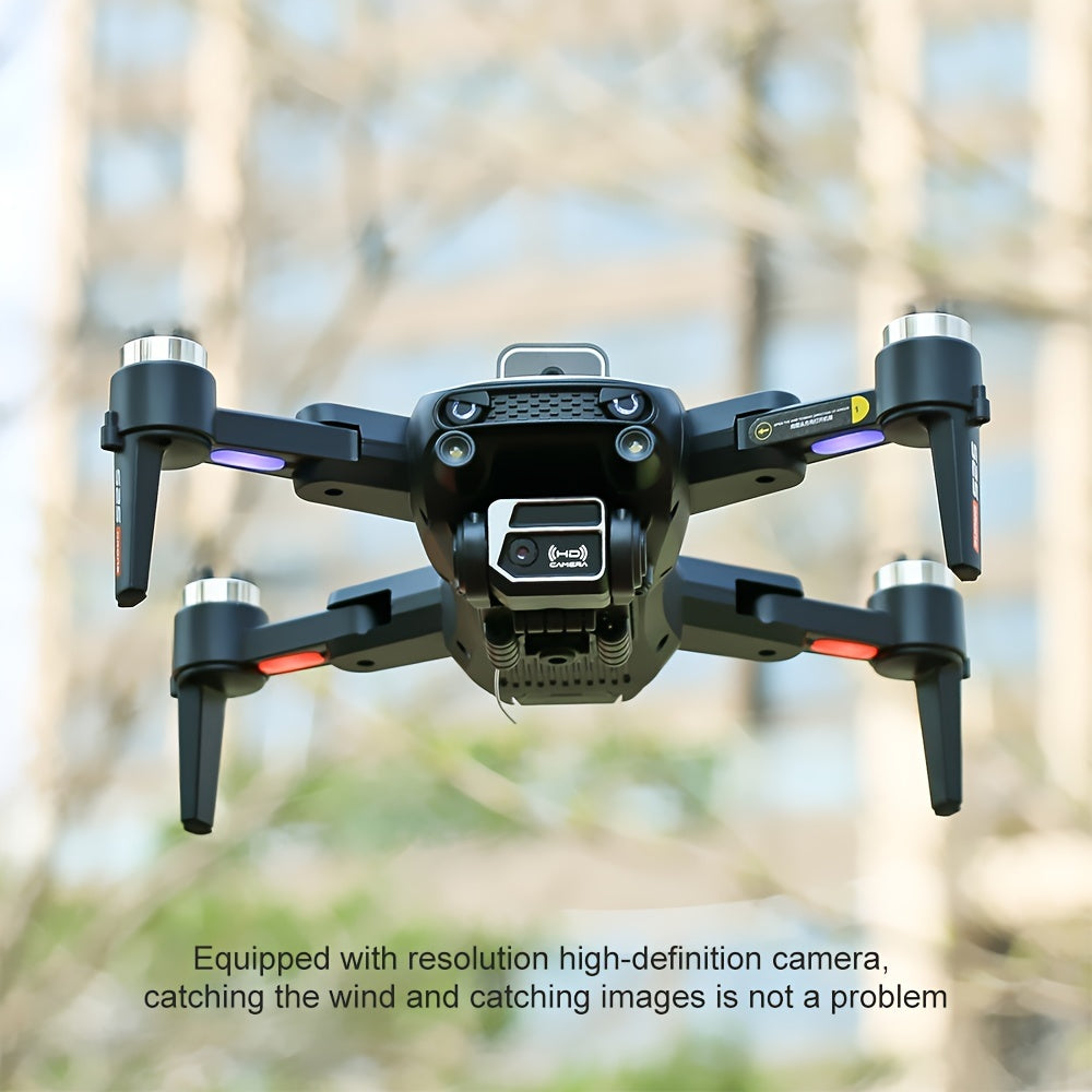 S2S Long Endurance Drone - Dual Batteries, Dual Cameras, Foldable WiFi FPV Quadcopter with Height Maintainer, Perfect for Beginners and Outdoor Adventures