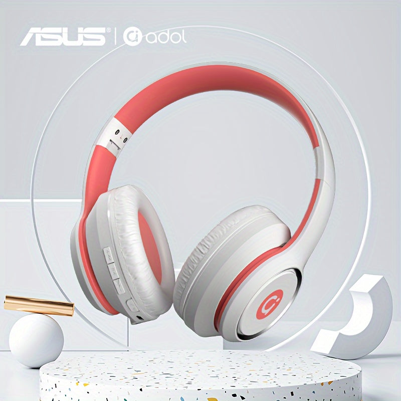 Asus Bean Headset with Microphone, Lightweight & Foldable, Immersive High-Quality Sound, 300mAh Battery for 20 Hours of Playtime, Perfect for Gaming & Callses