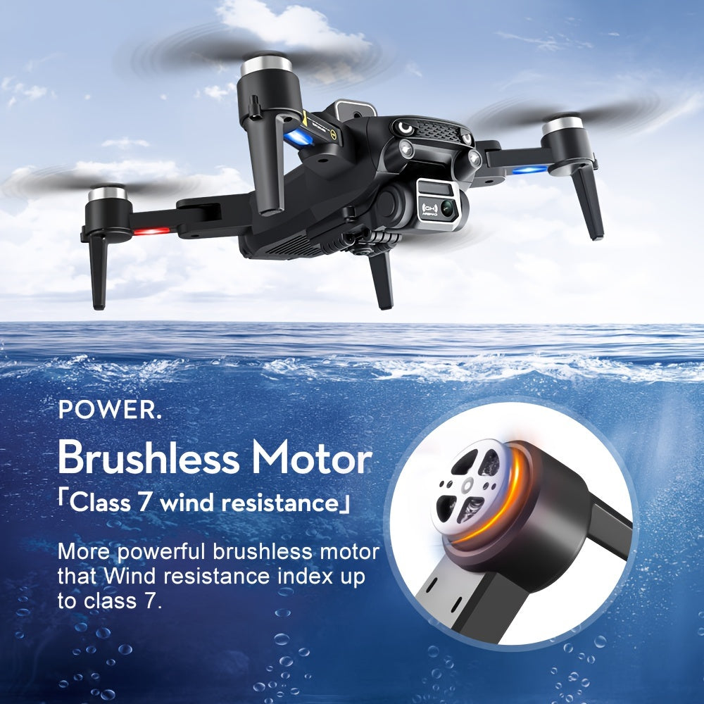 S2S Long Endurance Drone - Dual Batteries, Dual Cameras, Foldable WiFi FPV Quadcopter with Height Maintainer, Perfect for Beginners and Outdoor Adventures