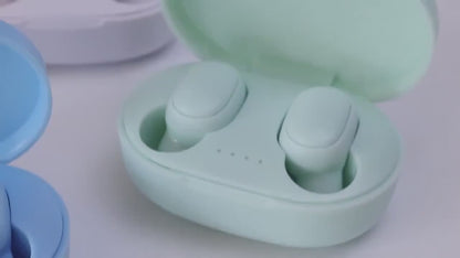 TWS Mini Wireless Earbuds - Portable In-Ear Headphones with Charging Case, Perfect Holiday Gift