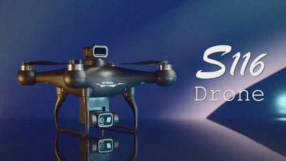 S116 MAX Drone 8K ESC HD Camera Brushless Motor Obstacle Avoidance Helicopter One Key Take off Optical Flow Quadcopters Toy Gift