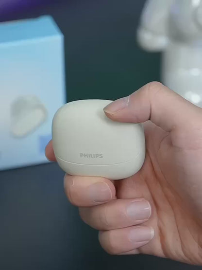Philips Wireless Earbuds - Long Battery, Stable Fit, Mic & Charging Case